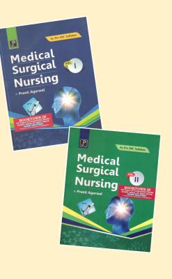 JP 02 Books Combo Set Medical Surgical Nursing By Dr. Preeti Agarwal For GNM 2nd And Third Year Exam (English Medium) Latest Edition
